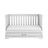 Ines elegant white łóżeczko 70x140 z funkcją tapczanika
