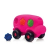 Rubbabu Autobus sorter z 6 klockami sensoryczny różowy