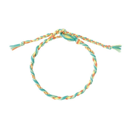 Zestaw kreatywny do tworzenia biżuterii Tęczowe bransoletki 30 szt. 8+, Janod