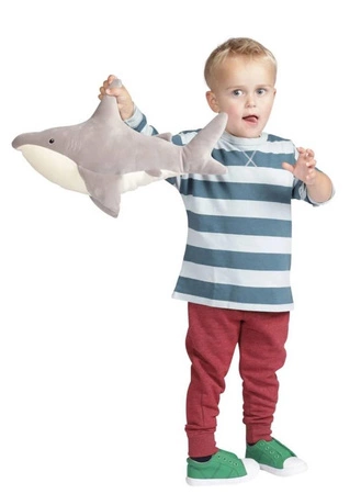 Pluszak Rekin Snarky Velveteen 160180-Manhattan Toy, maskotki dla dzieci