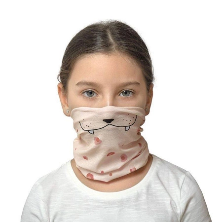 Lassig Wielofunkcyjna chusta komin Flexi Loop Leopard rose