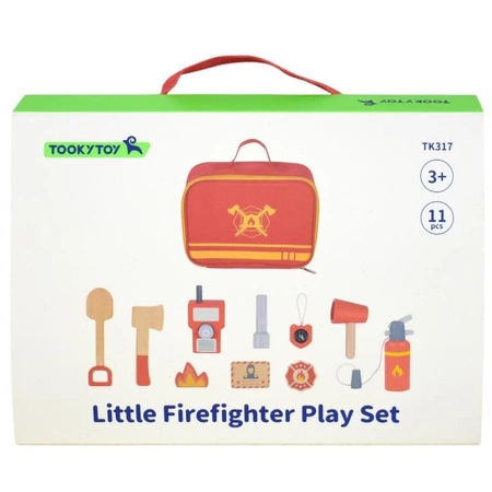 Tooky Toy Zestaw Małego Strażaka dla Dzieci 11 el.