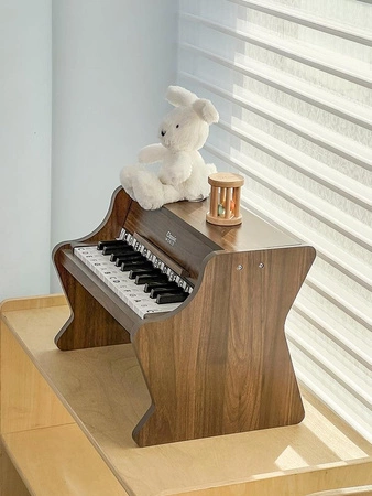 CLASSIC WORLD Drewniane Pianino Klasyczne + Książeczka do Nauki