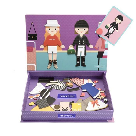 mierEdu Magnesy w pudełku - Ubieranki ME154