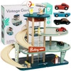 CLASSIC WORLD Wielopoziomowy Parking Auta Helikopter Dystybutor Myjnia + Akc.