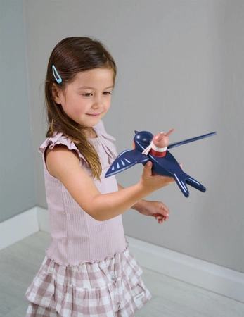 Przyjaciele - jaskółka i zajączek, drewniane figurki, Tender Leaf Toys