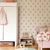 Tapeta Little Cherries on Pink Stripes Dekornik