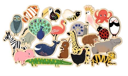 Układanka magnetyczna MAGNIMO DJ03124