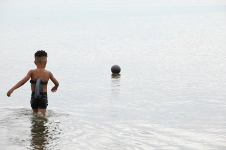 Piłka Scrunch - Pudrowy Róż