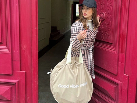 Wielofunkcyjna torba do porodu ROMA beż PIAPIMO