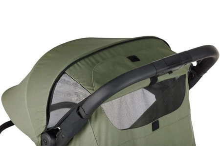 Easywalker Miley² Kompaktowy wózek spacerowy z torbą transportową Sage Green