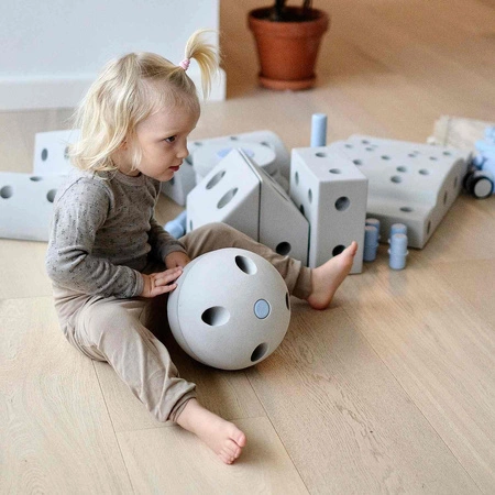 MODU - Half Ball Kit - piankowe półkule rozwijające motorykę dużą, niebieskie