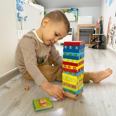 TOOKY TOY Gra Zręcznościowa Zwierzęta 82 el.