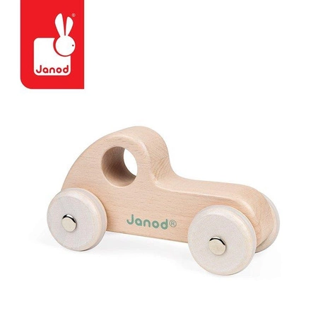 Drewniane pojazdy Sweet Cocoon, opakowanie zbiorcze 8 sztuk (3 modele: 3+3+2), Janod