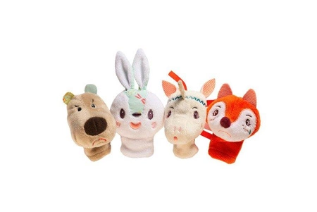 LILLIPUTIENS Zestaw mini-pacynek na palce Las 12 m+