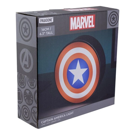 Lampka Marvel kapitan Ameryka - tarcza (średnica: 16 cm)