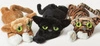 Pluszowy, smukły kotek Black, 104140-Manhattan Toy Lanky Cats