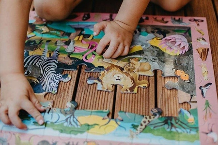 Mudpuppy Puzzle obserwacyjne Afrykańskie safari 64 elementy 4+