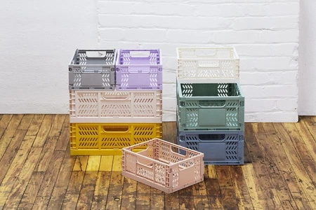 3 Sprouts Skrzynka na Zabawki Składana Large Green