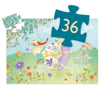 Puzzle tekturowe KSIĘŻNICZKA WIOSNA 36el.  DJ07238