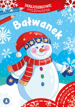 Bałwanek. Maluszkowe malowanie