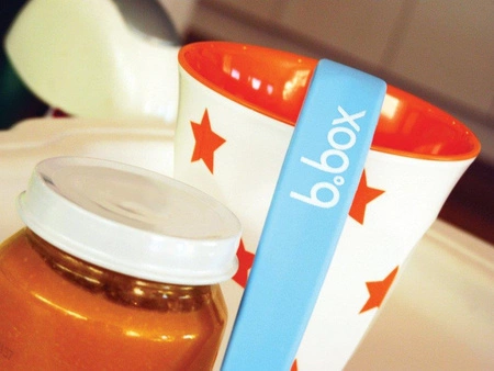 Silikonowe łyżeczki 2 szt., zielono-niebieskie, b.box