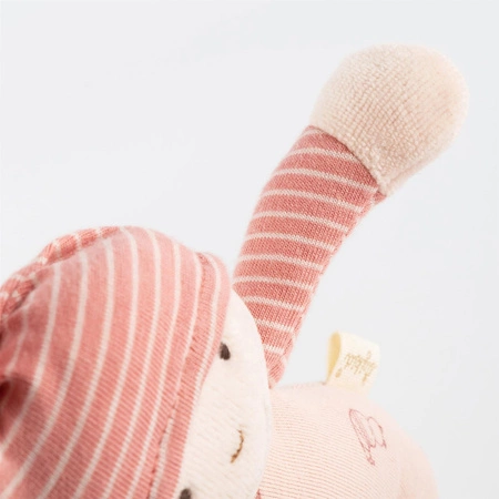 Pierwsza przytulanka miękka Lalka dla dzieci różowa maskotka zabawa sigikid