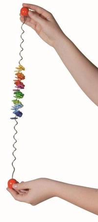 Tęczowe kwiatki na spirali, 53907-goki, zabawki zręcznościowe