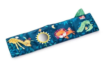 LILLIPUTIENS Miękka rozkładana książeczka-harmonijka Dżungla 9 m+