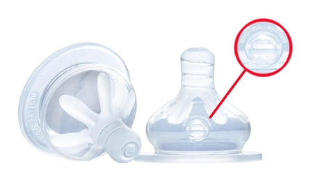 Smoczki do butelki Pacific Baby - średni przepływ od 3 miesięcy