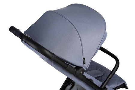 Easywalker Jackey Kompaktowy, samoskładający się wózek spacerowy z torbą transportową Steel Grey