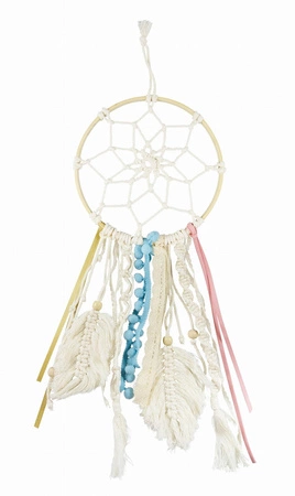 Zrób to sam - MAKRAMOWY ŁAPACZ SNÓW BE401