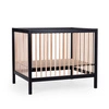 Childhome PLAYPEN 97 BLACK/NATUREL + WHEELS