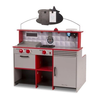 Dwustronny zestaw do zabawy w restaurację Star Diner 13951-Melissa & Doug, kuchnie i restauracje dla dzieci