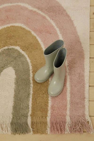 Little Dutch Dywan z różową tęczą 130 x 90 cm RU10210300