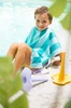 QUUT Dwustronne poncho kąpielowe dla dzieci Lagoon