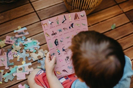 Mudpuppy Puzzle obserwacyjne Afrykańskie safari 64 elementy 4+