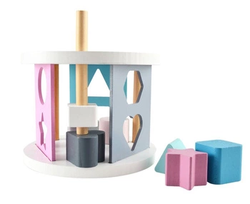 Sorter pingwin drewniany dla dziecka