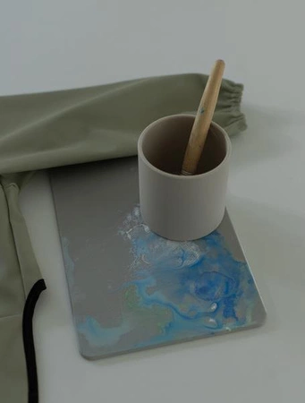 Baby Livia Śliniak z rękawkami Eucaliptus Miś 303-12