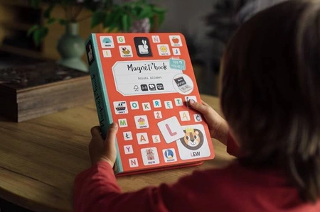 Magnetyczna układanka Polski Alfabet Magnetibook, Janod