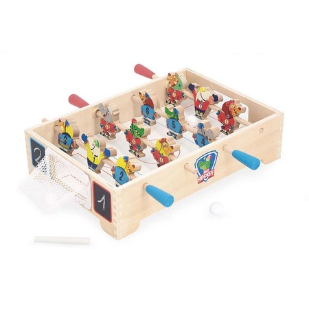 Janod Gra zręcznościowa drewniana Mini hokej Applepop 3+
