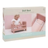 Little Dutch Drewniane łóżeczko dla lalek z pościelą FSC LD7097