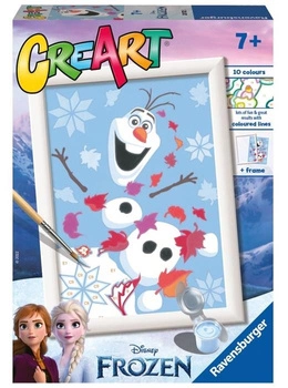 CreArt Malowanie Po Numerach Dla Dzieci Frozen Uroczy Olaf