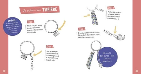 Auzou Zestaw DIY Biżuteria z tasiemek w kwiaty 16198