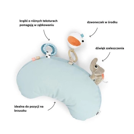 Done by Deer Poduszka do Zabawy na Brzuszku Playground Blue