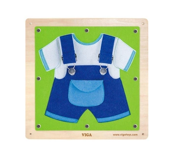 Zestaw paneli ściennych z zapięciami