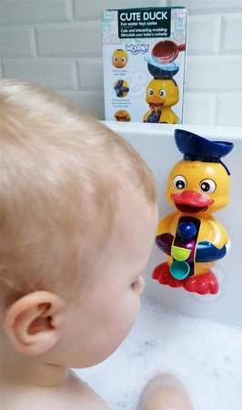 WOOPIE Kaczuszka Zabawka Wodna do Kąpieli Kołowrotek Przelewowa