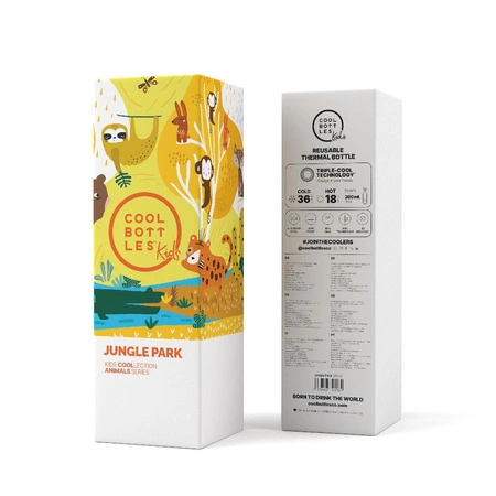 Cool Bottles Butelka termiczna Kids 260 ml Triple cool Jungle park
