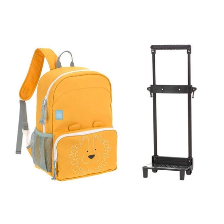Lassig Plecak na kółkach z odczepianym stelażem 2w1 About Friends Lew