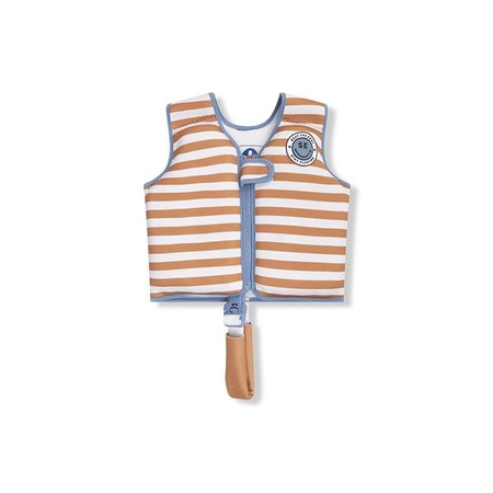 The Swim Essentials Kamizelka do nauki pływania dla dzieci 18-30 kg Softlines Brown
